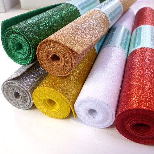 Glitter Felt :: Mini Rolls | paper-and-string