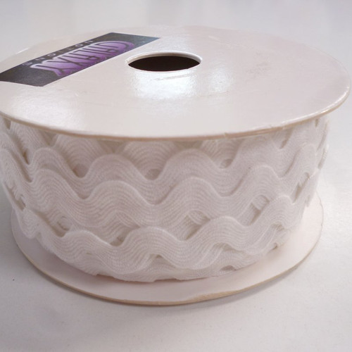 Cotton Feel Large Ric Rac ::White | paper-and-string