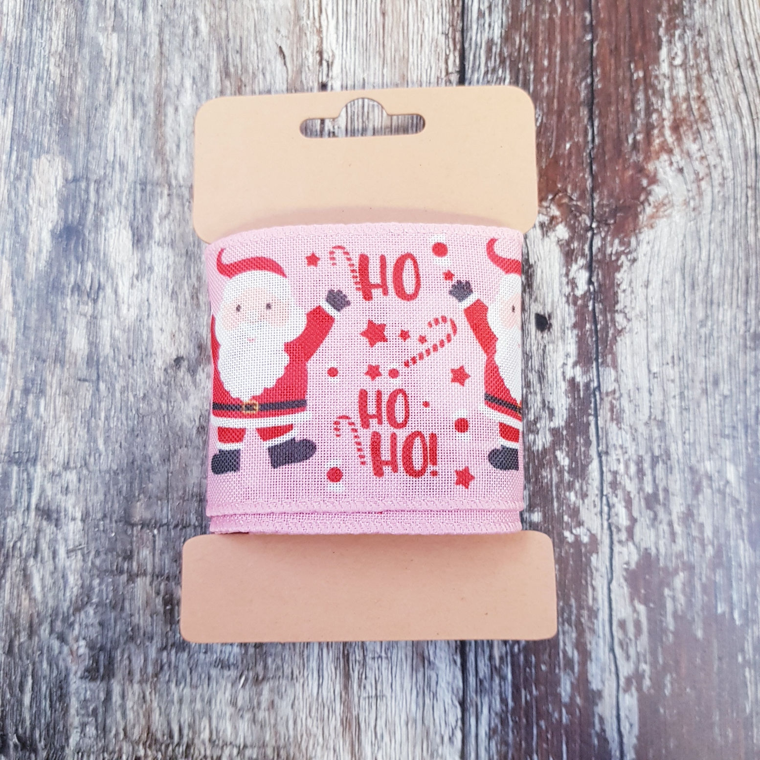 Wired Ribbon Card : : Father Christmas