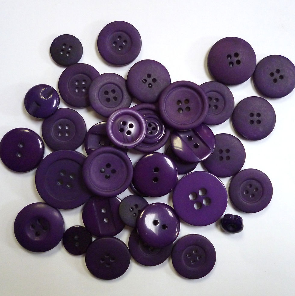 Dyed Buttons By Weight :: Plum