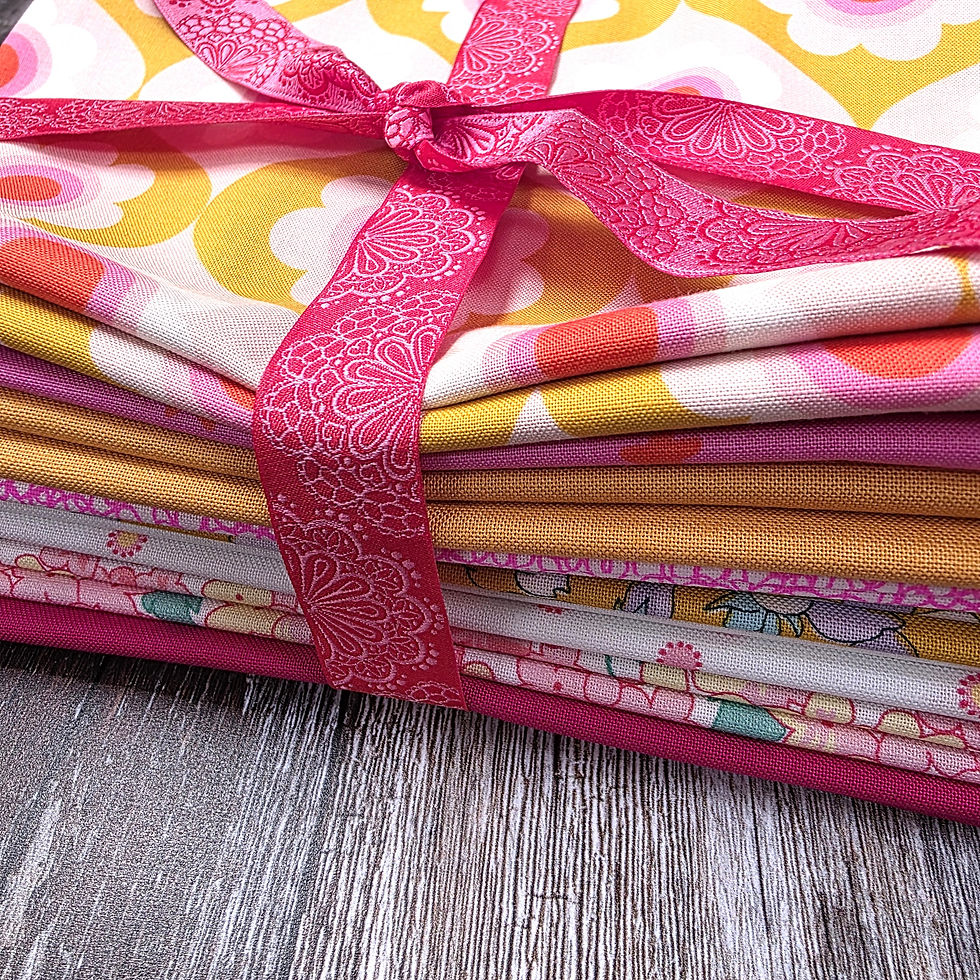 Thumbnail: FQ Stack :: Yellow & Pink :: 9x fqs