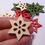 Thumbnail: Wooden Stars LARGE Christmas Colours