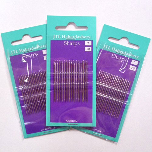 Sharps Needles (size 7) paperandstring
