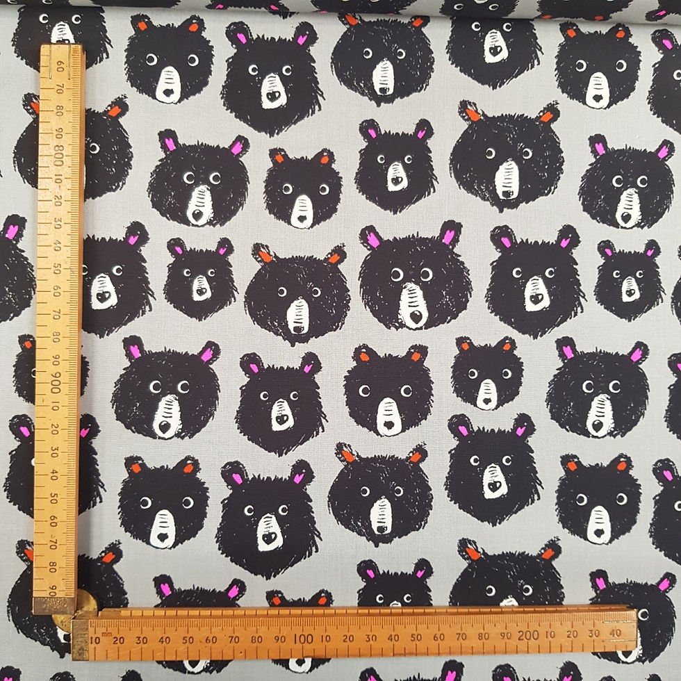 Thumbnail: Fabric :: Teddy and the bears :: Oyster