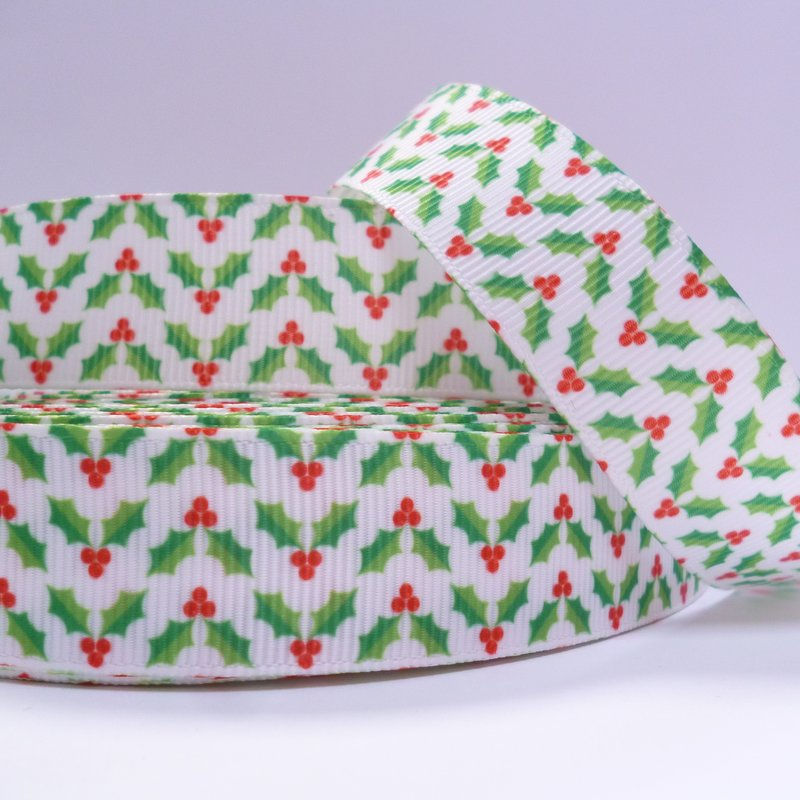 christmas grosgrain