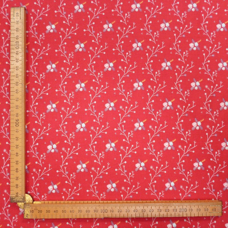 Thumbnail: Fabric :: A Winter Tale :: Branches Red
