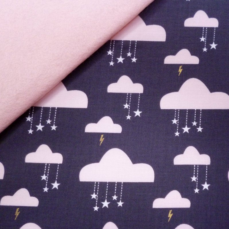 Fabric Felt :: Do You Believe? :: Swinging on a star on Blush