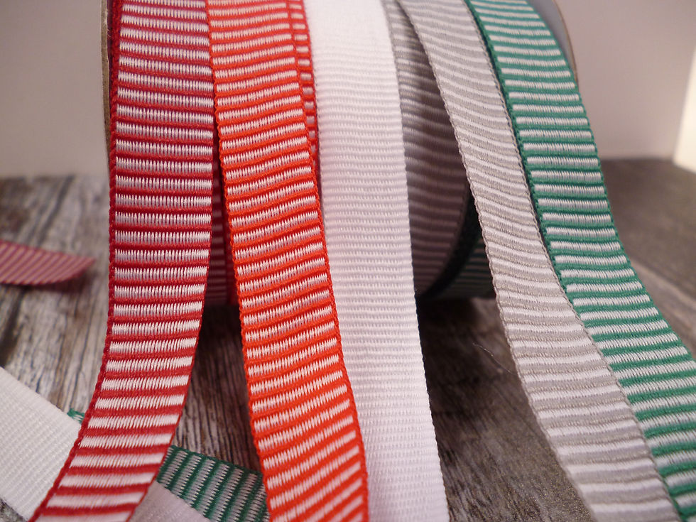 Thumbnail: Grosgrain Scandi Stripe  :: Spool Ribbon Set