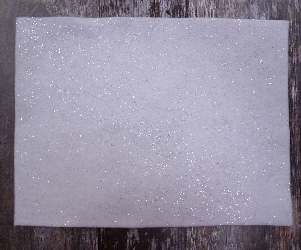 Thumbnail: Super Soft Frosted Felt :: White