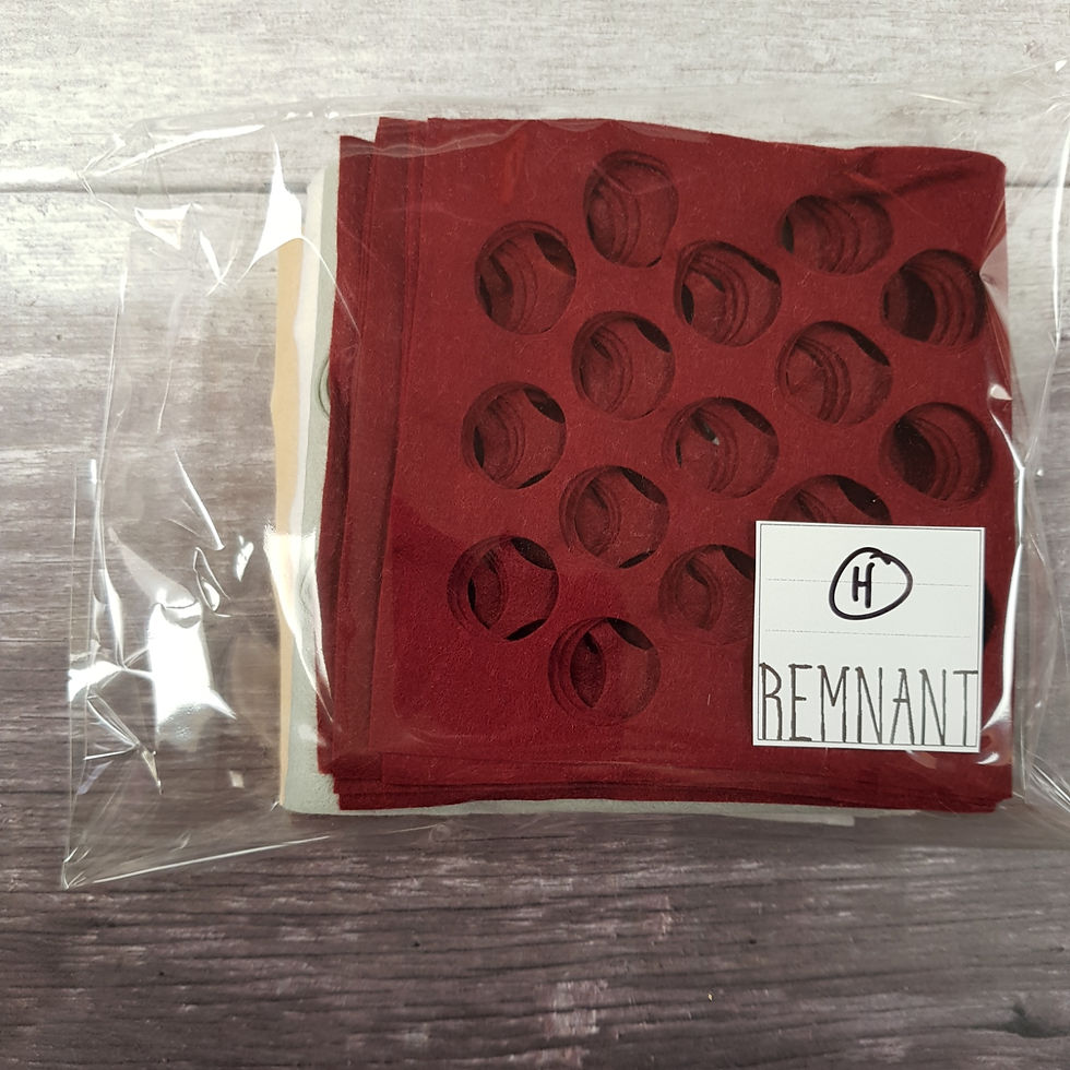 die cut offcuts mixed shapes (H)