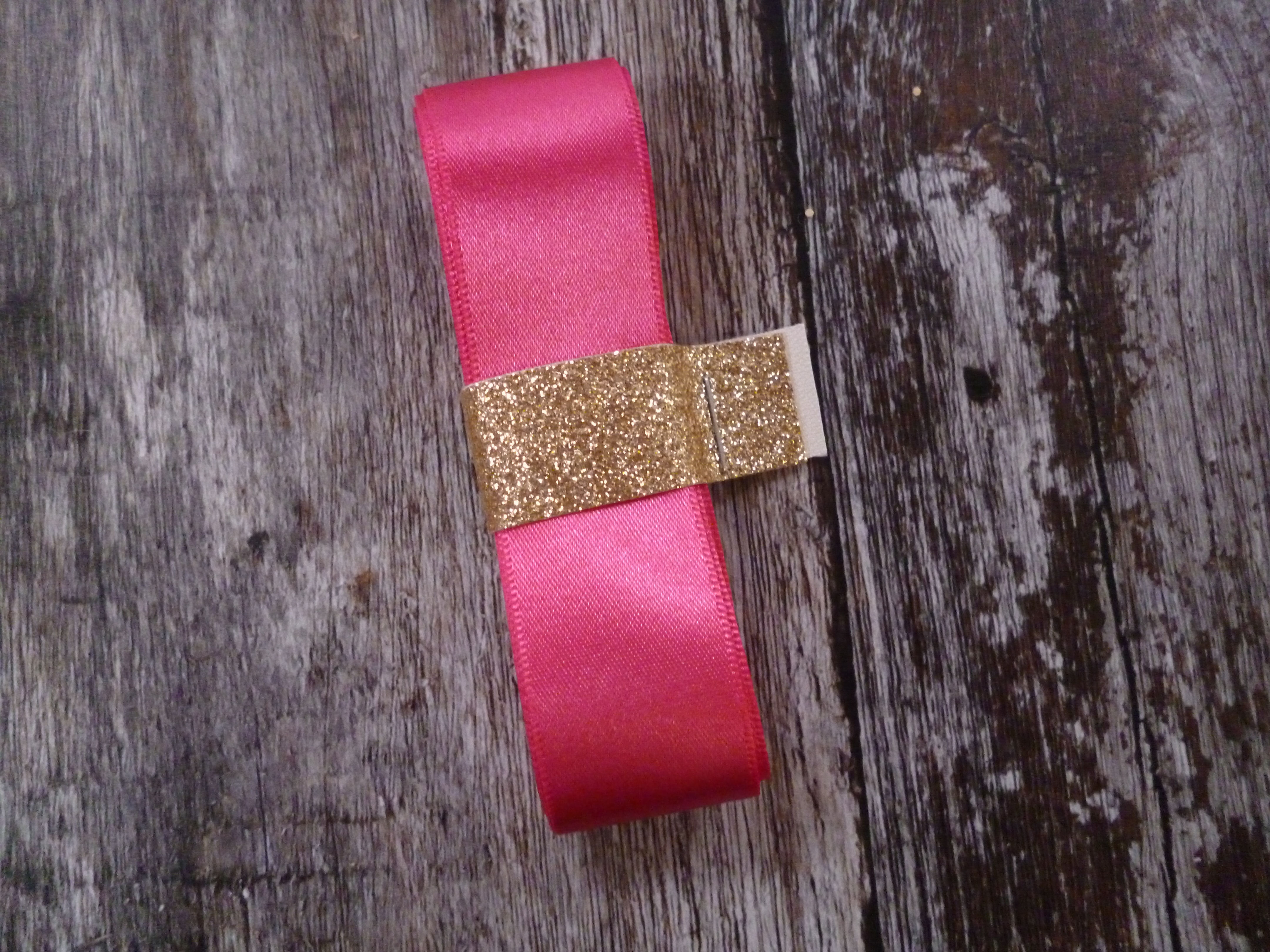 25mm satin fuchsia - remnants - 2m bundle