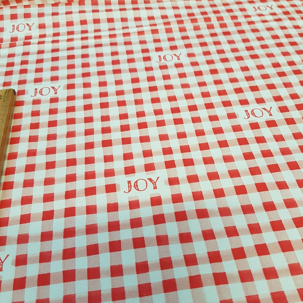 Thumbnail: Fabric :: Fa La La :: Berry Red Gingham