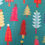 Thumbnail: Fabric Felt :: Candy Cane Christmas :: Trees on Natural
