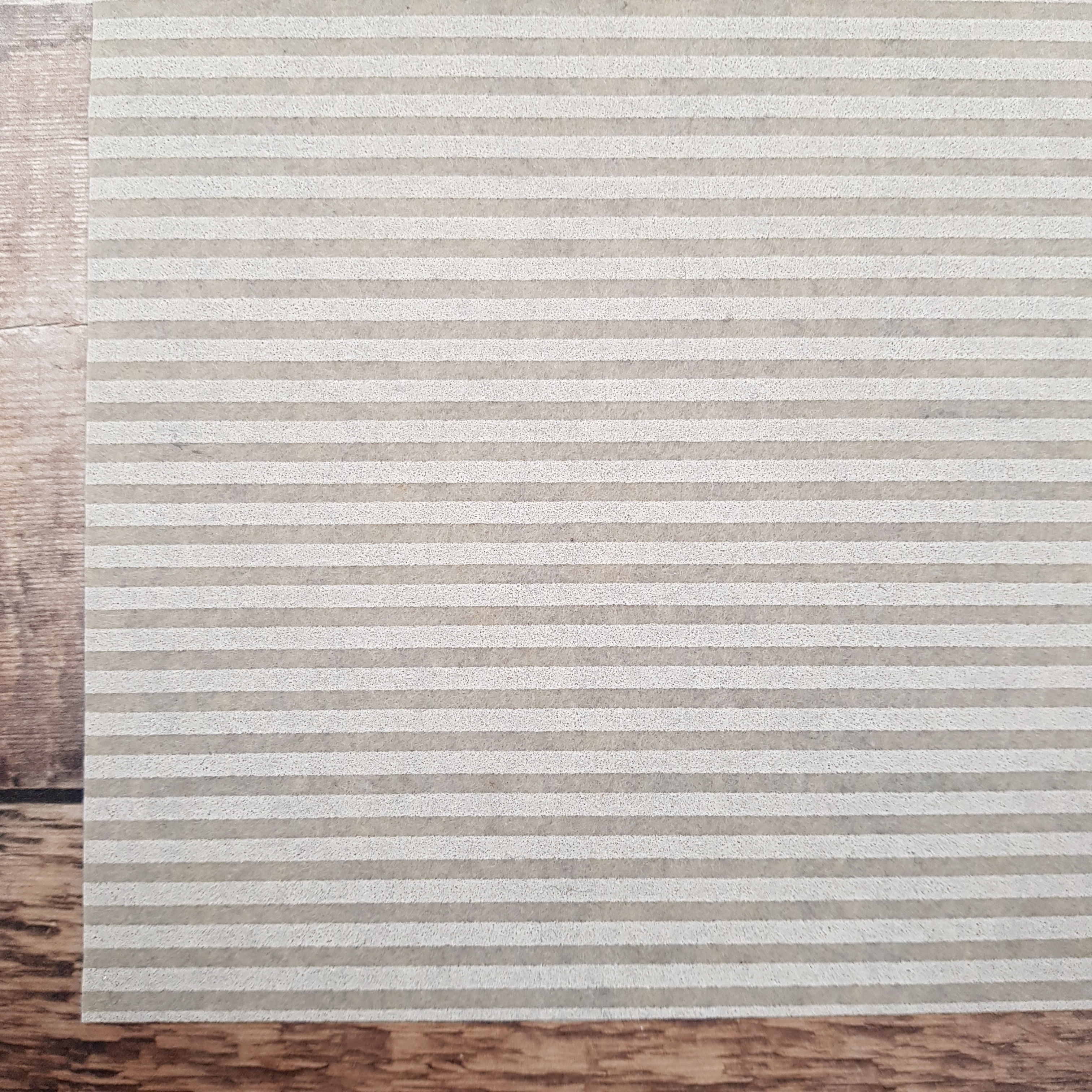 Dove Grey : Stripe Felt