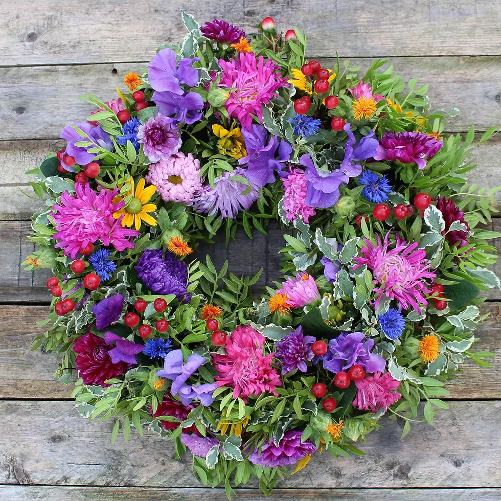 Open Farewell Wreath