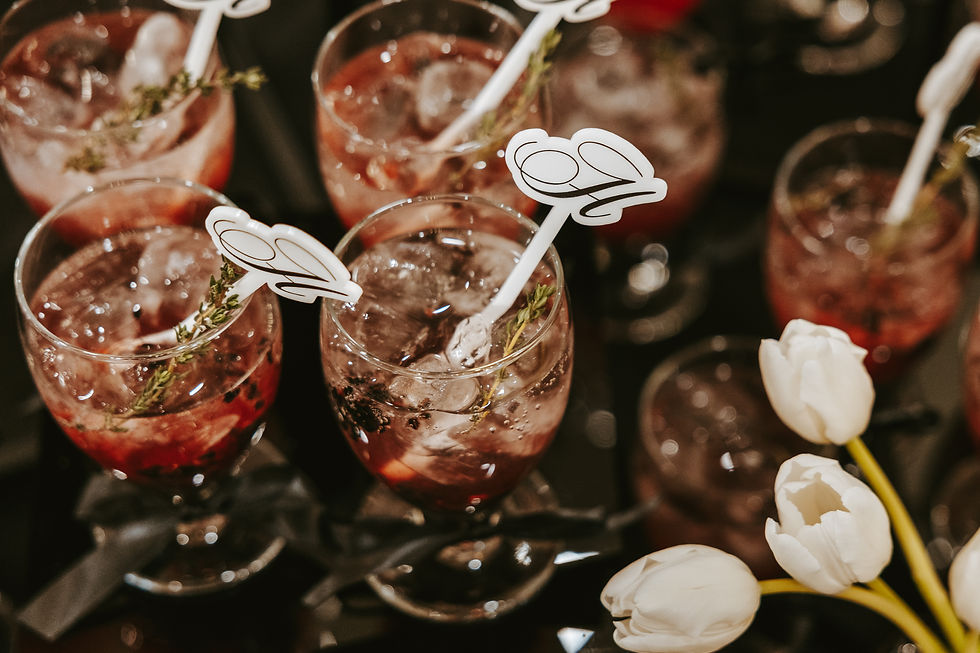 Thumbnail: Elegant Monogram Drink Stirrers | The Bow Collection