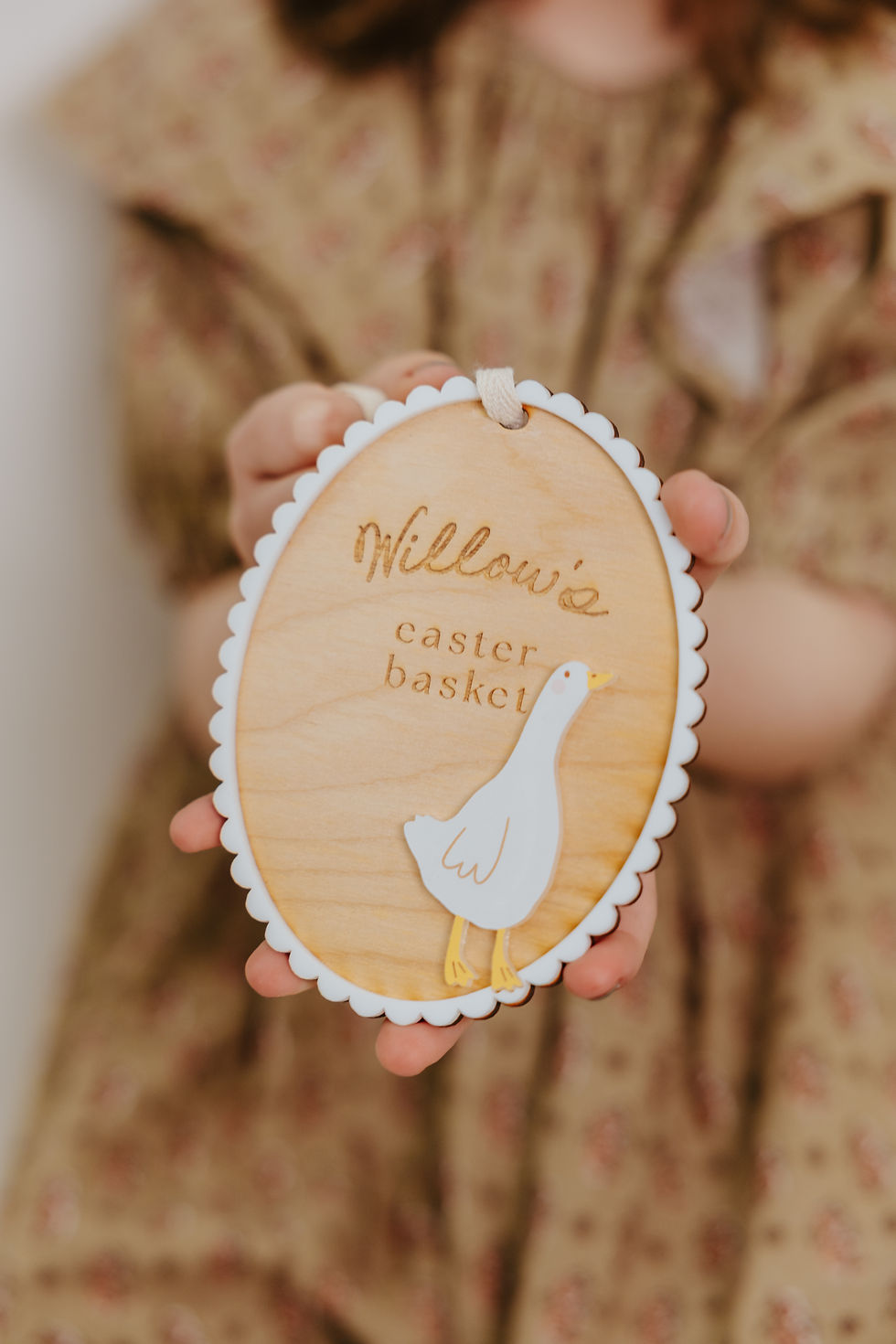 Thumbnail: EASTER BASKET GOOSE NAME TAG