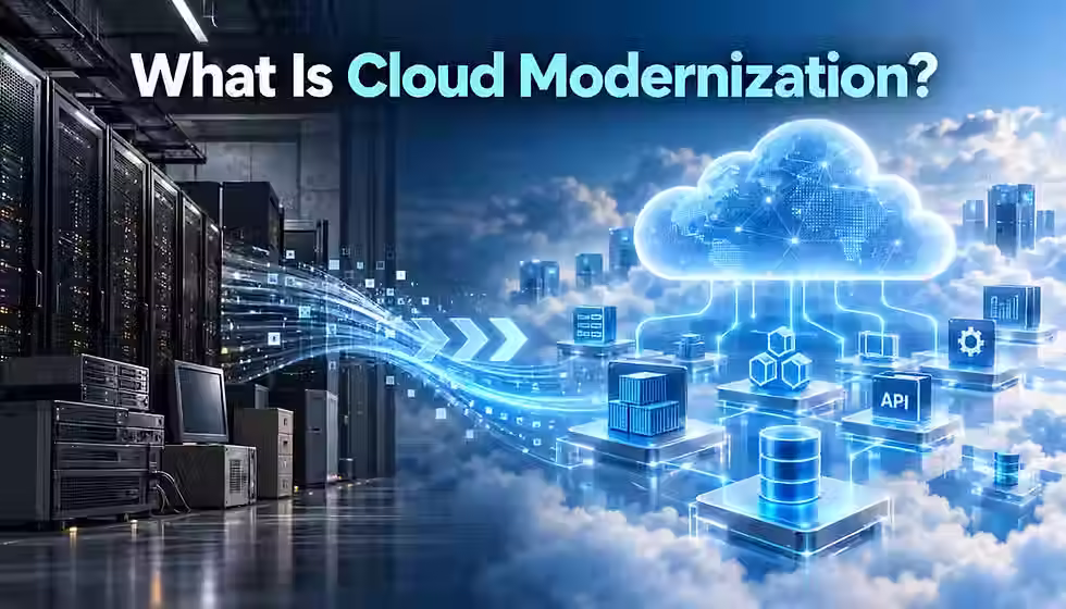 Legacy servers migrating to cloud infrastructure.