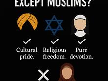 Liberal Hypocrisy: Tolerance for All—Except Muslims?