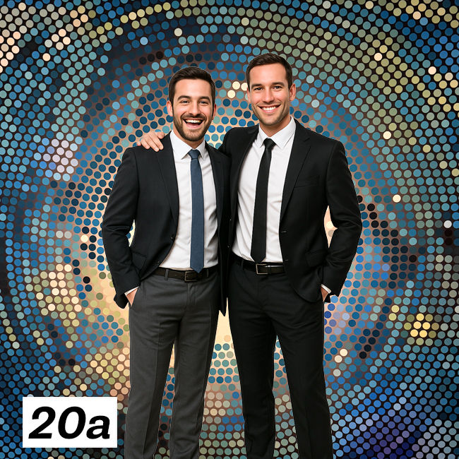 20a - Blue Ocean Swirl