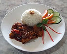 Photo of our Ketchup Pork entrée 
