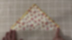 Press the folds well with an iron.