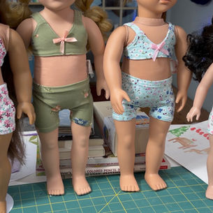 Doll Sewing 101: Start with the Basics – Episode 3 – Simple doll Boyshorts