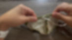 Cut about 9” of 1/8” elastic, Insert elastic.