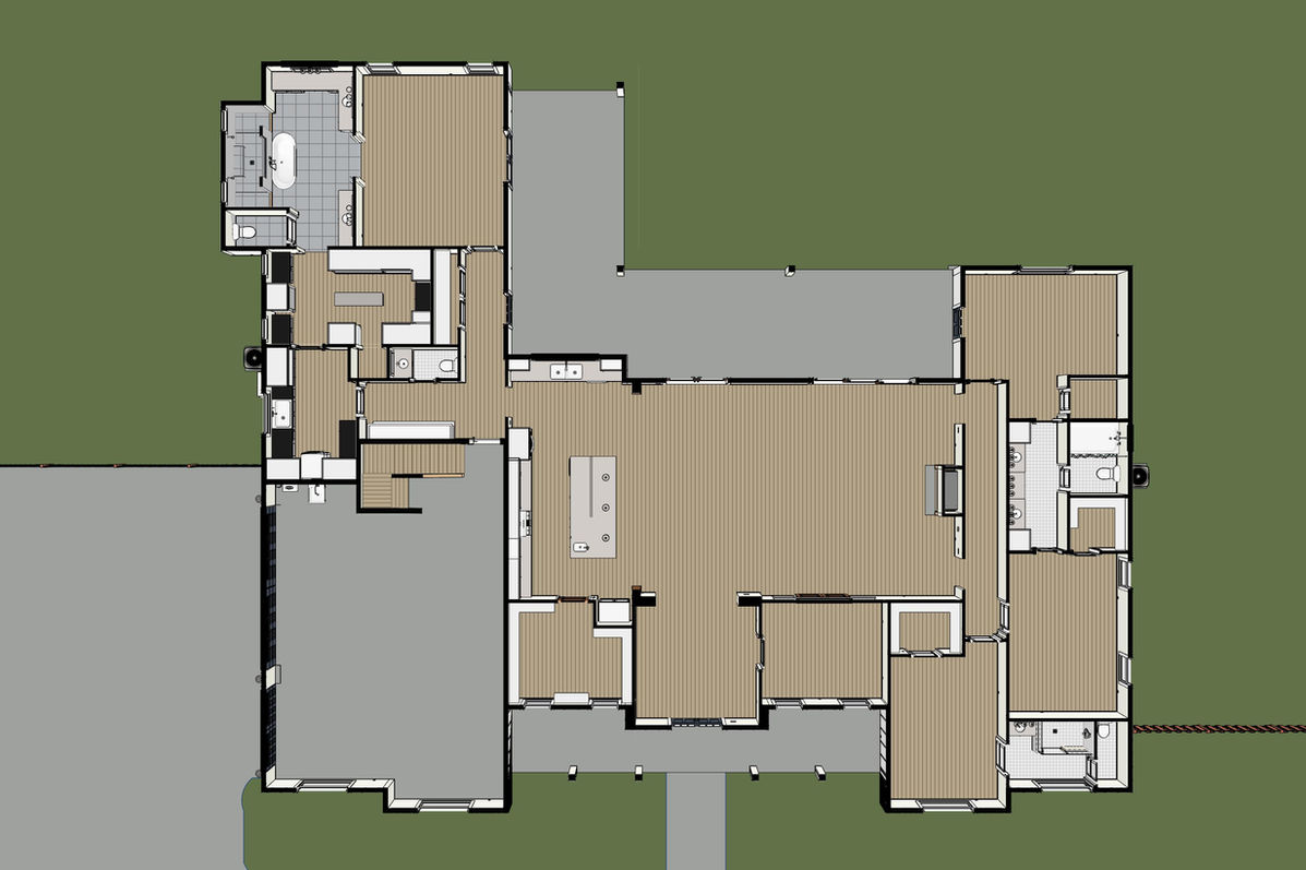 Floor plan of a custom home designed for San Tan Valley
