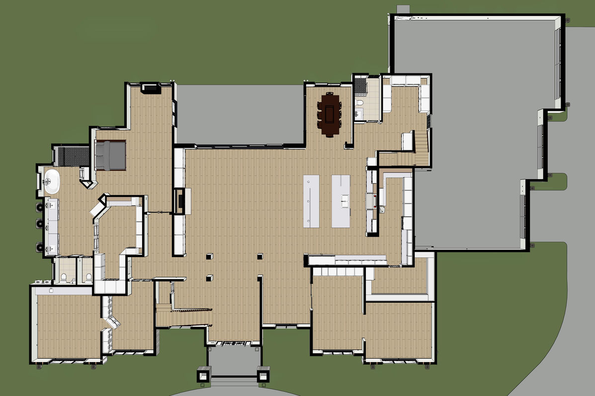 Floor 1 Plan Farnsworth