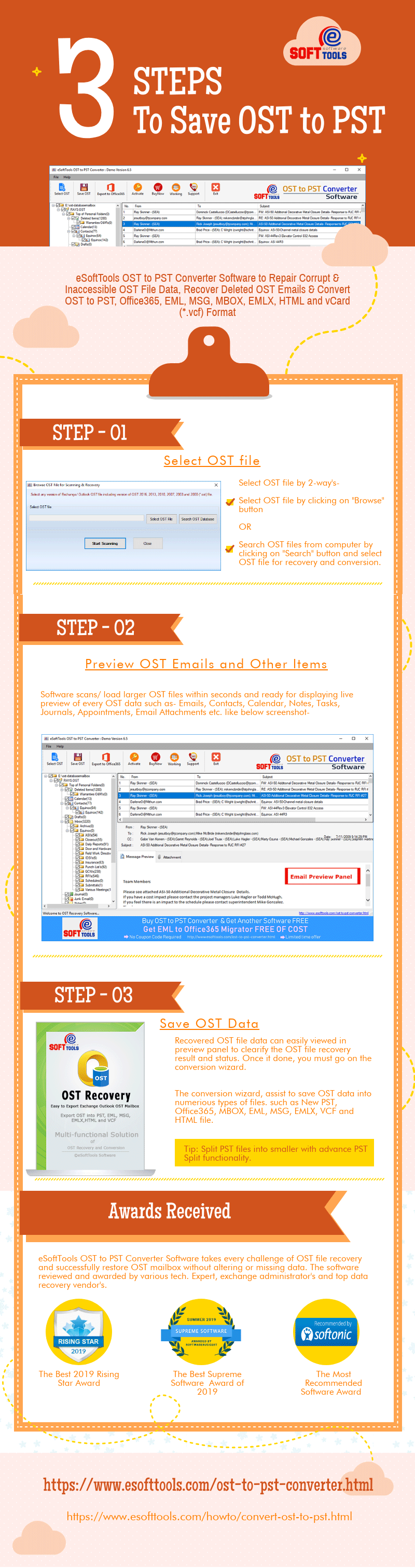 eSoftTools OST to PST Converter Recognized With 2019 Industry awards
content media