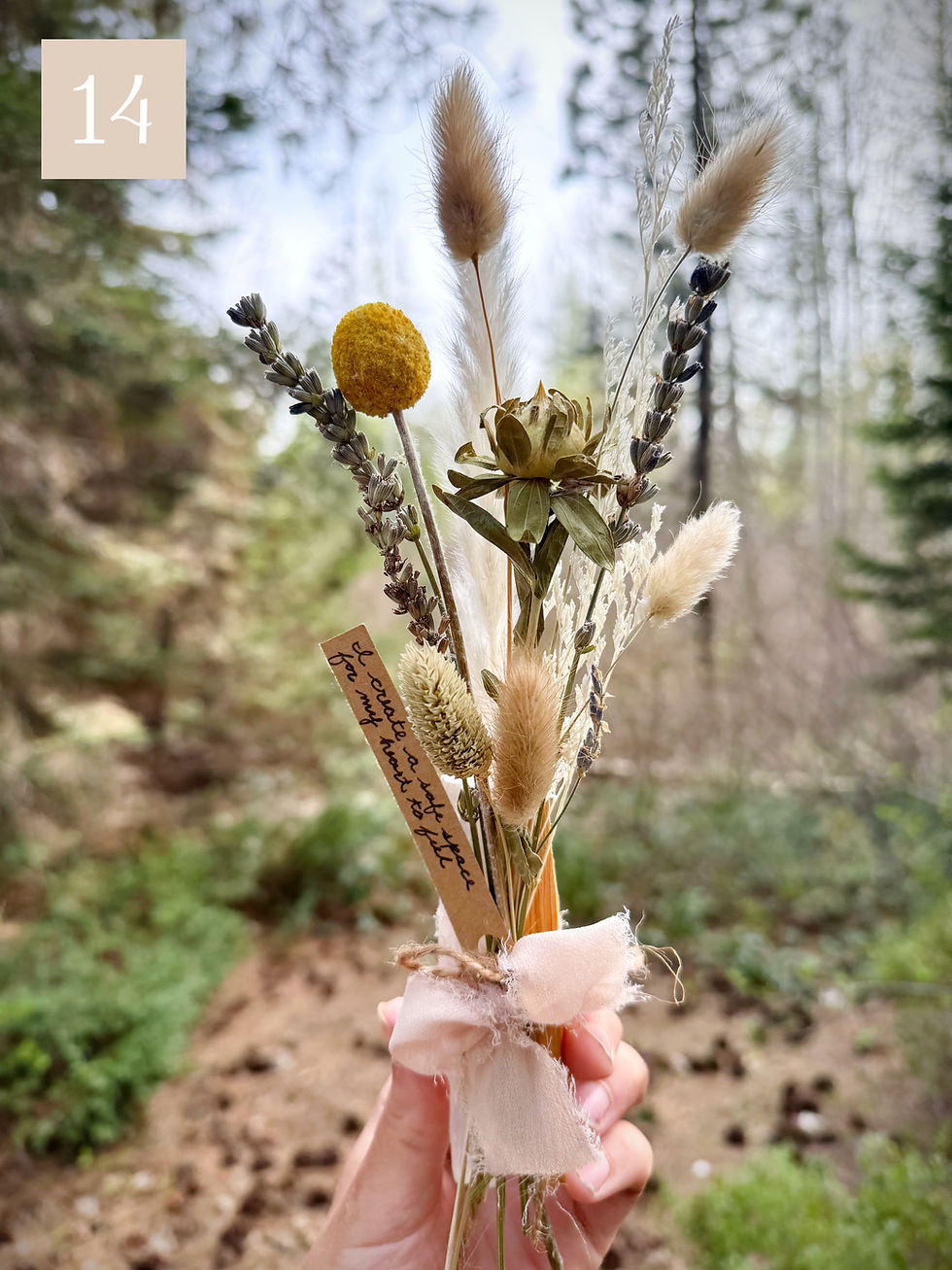 Thumbnail: Dried Flower, Selenite, and Palo Santo Mantra Bundles