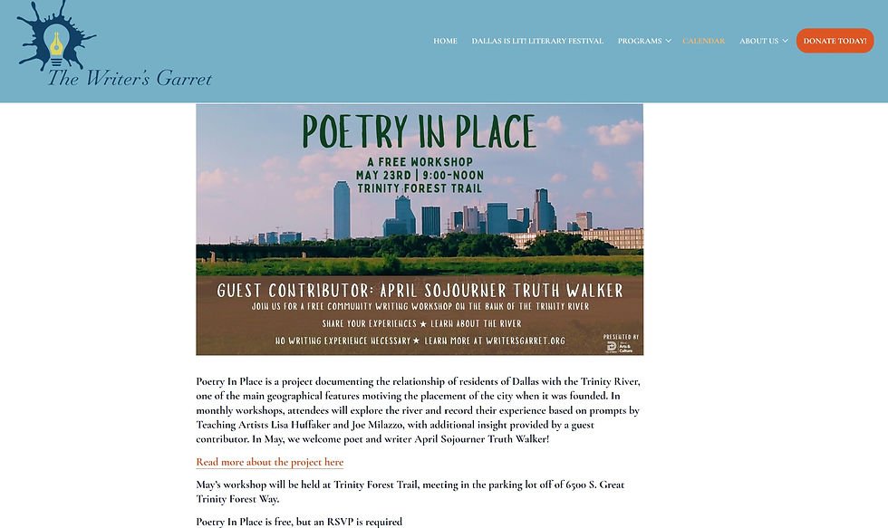 Poetry in Place