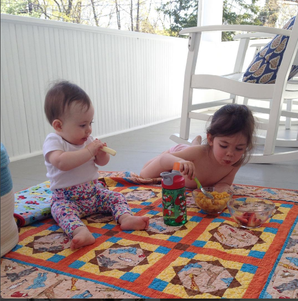 Opting out of technology so I can opt in to porch picnics with my babies!