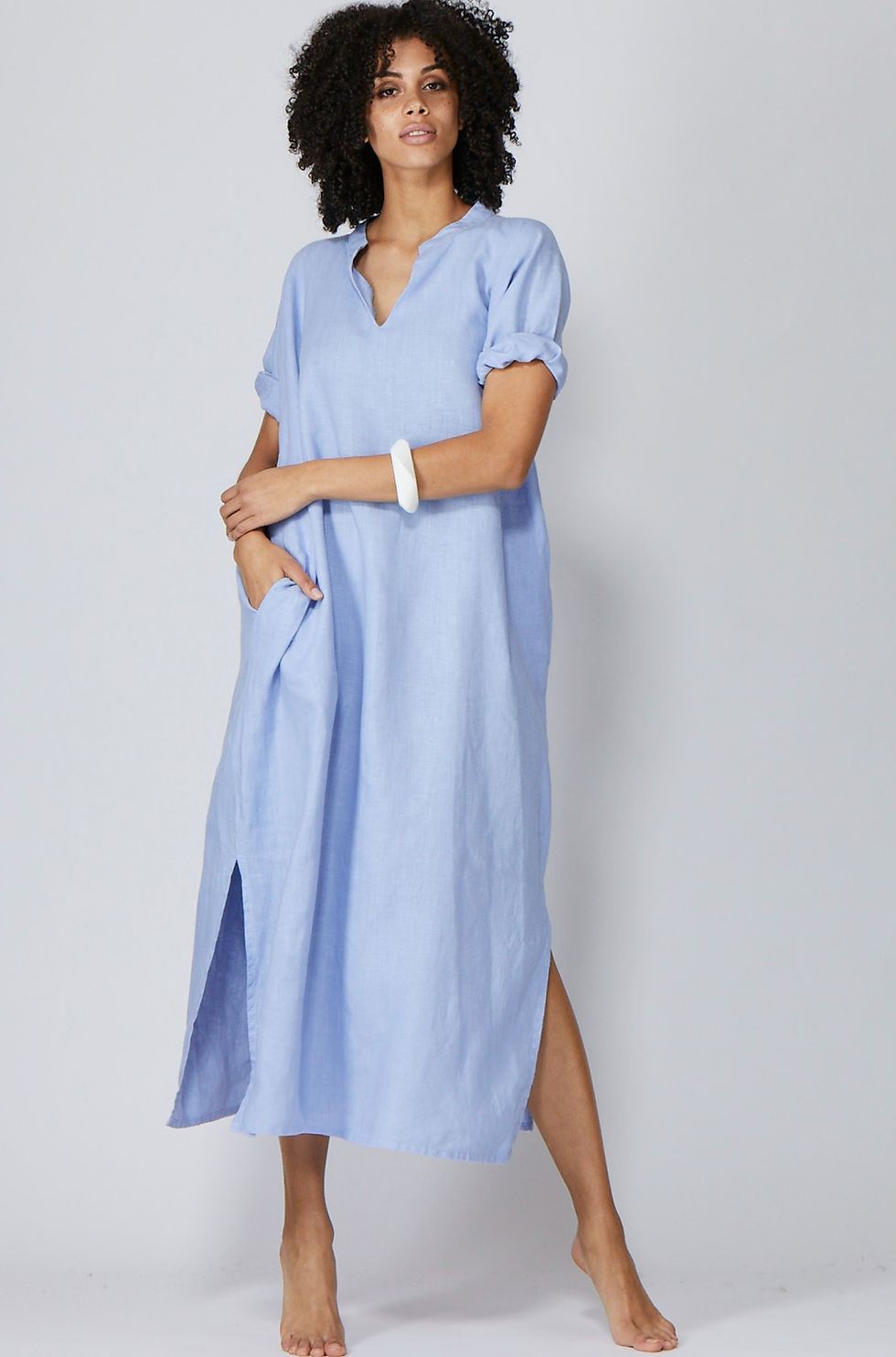 Thumbnail: FABRIC PER METER (powder blue)