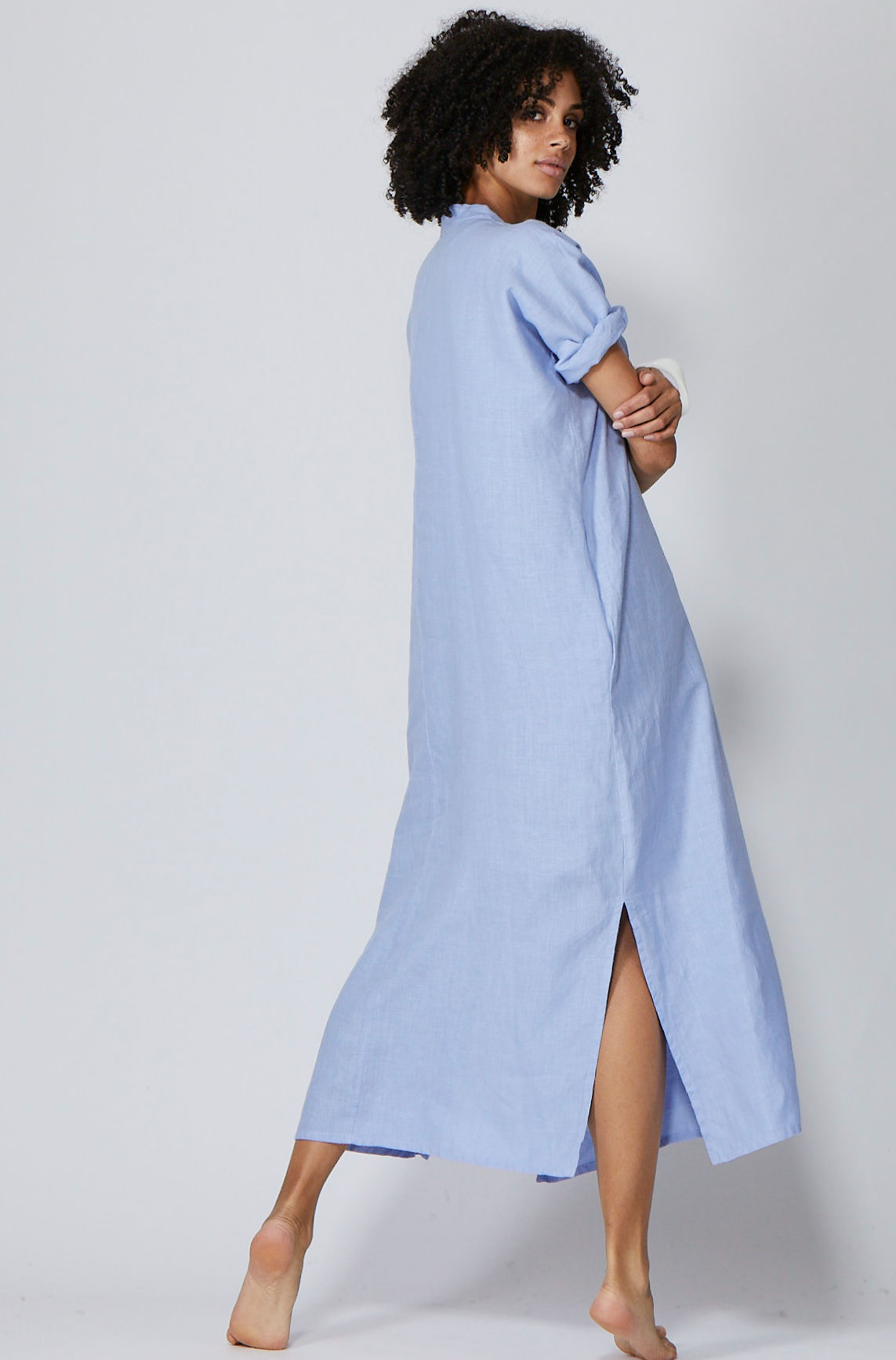FABRIC PER METER (powder blue)