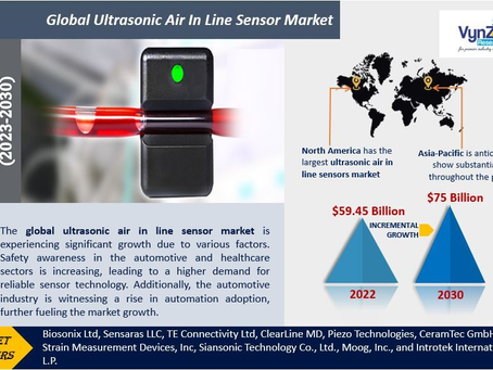 Ultrasonic Air In Line Sensor Market Growth by 2030