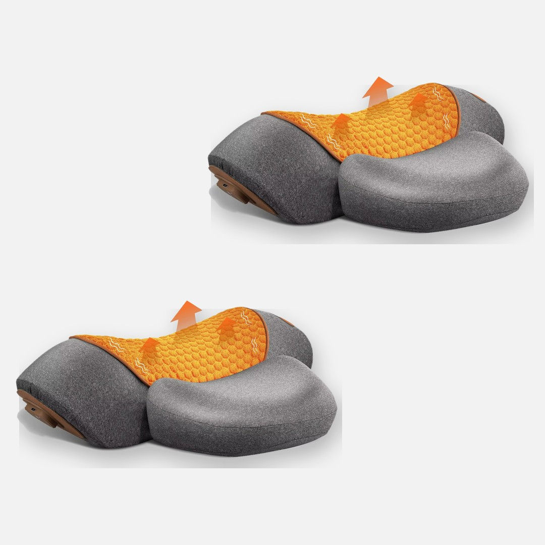RelaxPro Duo — deux oreillers de massage cervical chauffants