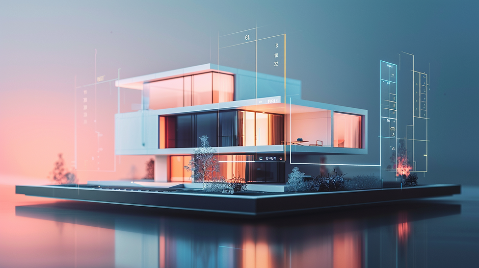 u9177431962_a_minimal_smart_home_or_villa_model_floating_abov_c7f2e868-3594-429e-aaf4-f2e9