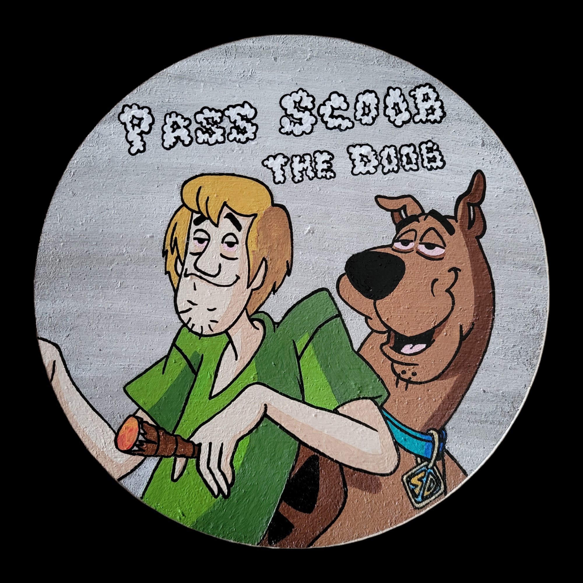 Custom painted Dab Mat