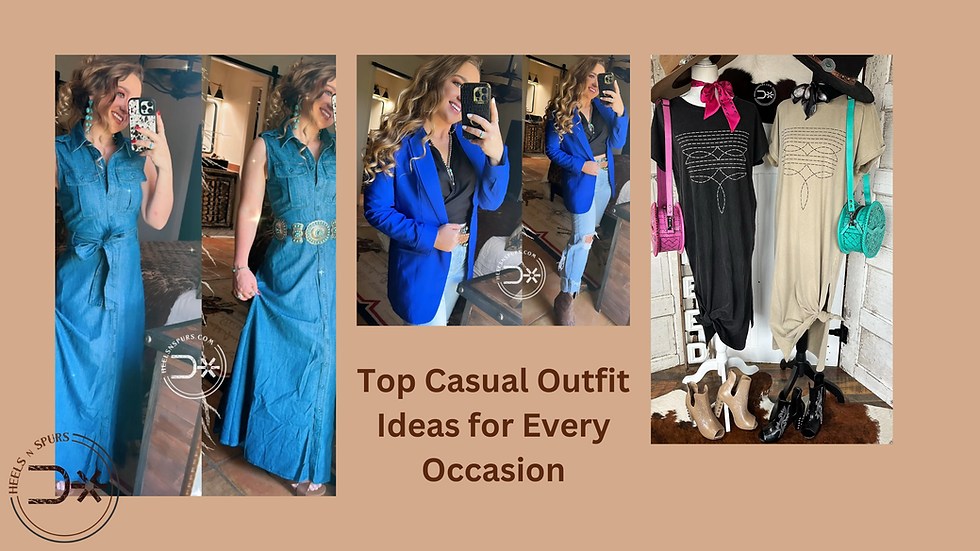 Top Casual Outfit Ideas for Every Occasion