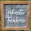 Thumbnail: indoor/outdoor interchangeable sign - reclaimed wood framing reclaimed galvanized barn tin, with customized magnetic wood signage