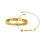 Thumbnail: Engraved Gold Couple Linked/Cable Chain Bracelet Set