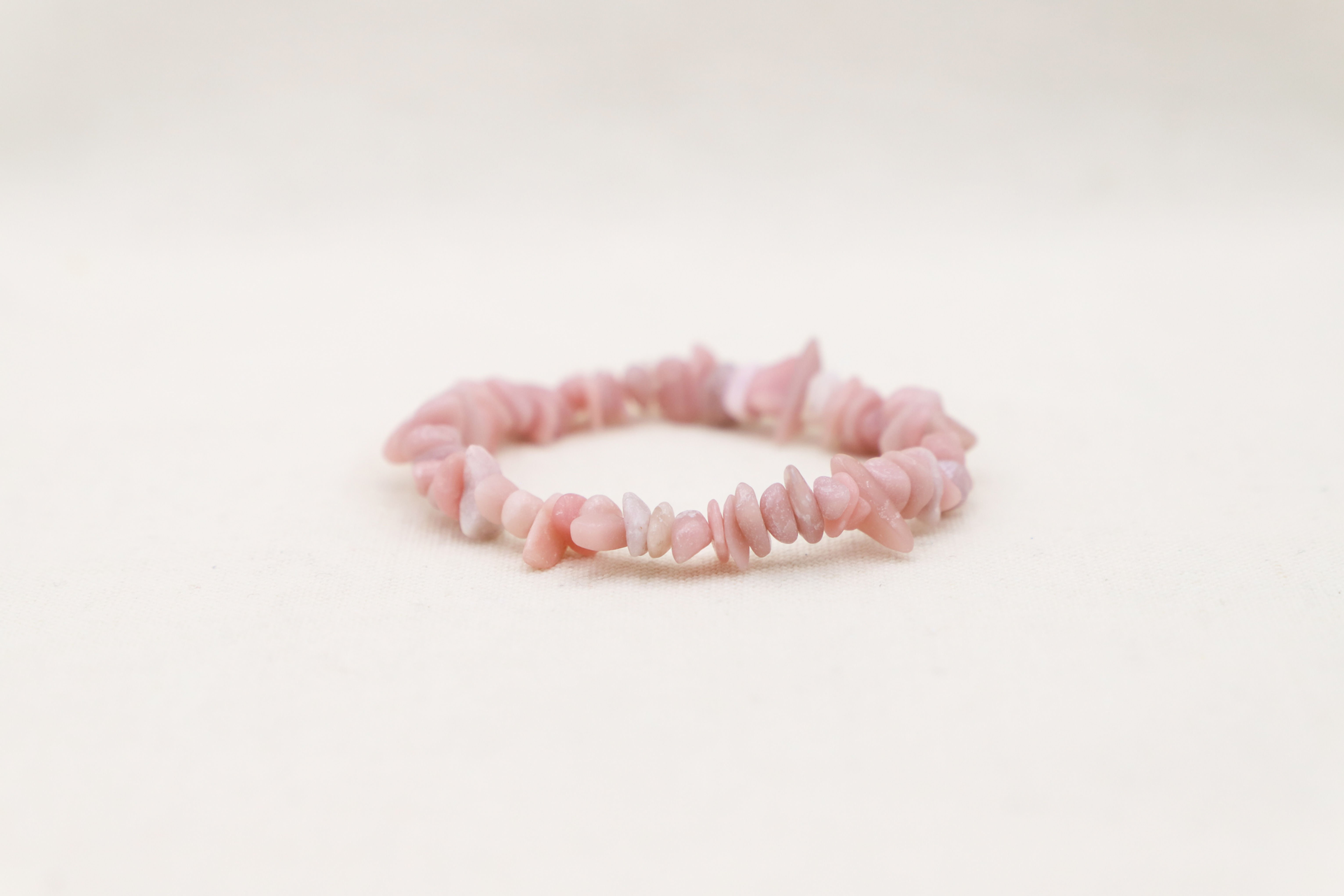 Pink Opal Chip Bracelet
