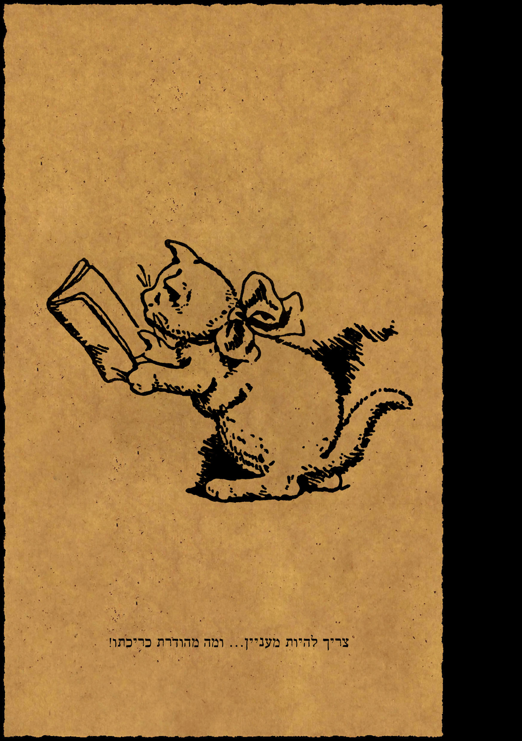 !צריך להיות מעניין... ומה מהודרת כריכתו