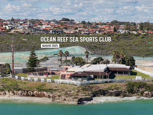 Aerial view of the original Ocean Reef Sea Sports Club clubhouse before relocation