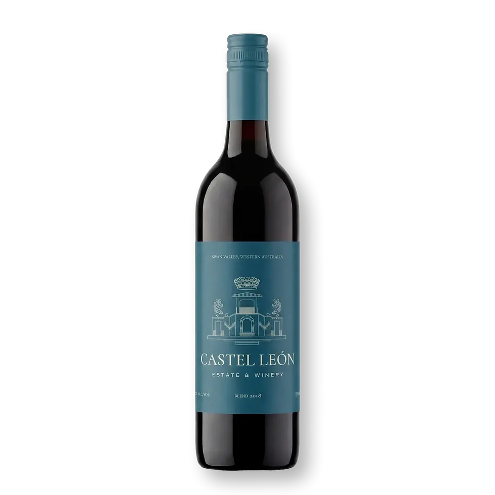 Castel Leon Shiraz 2019 full wine bottle