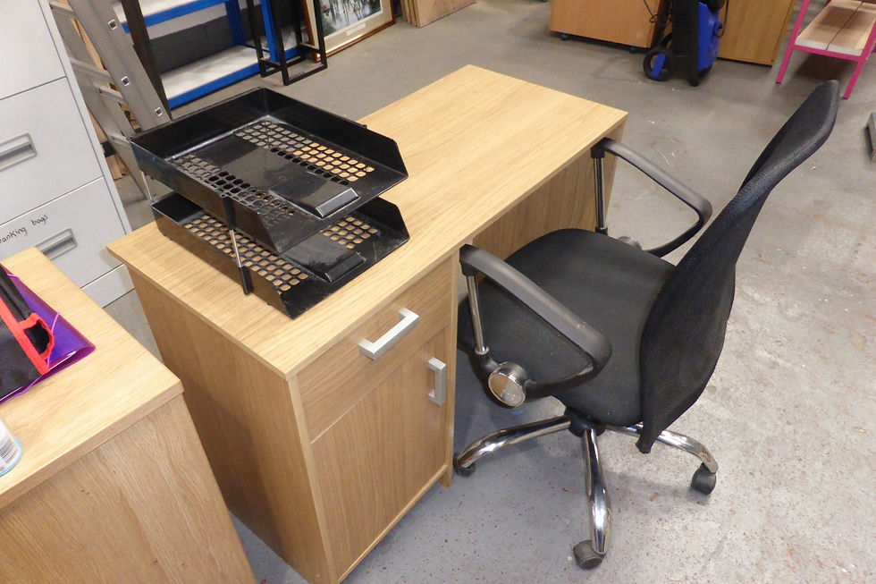 Thumbnail: Teenager Desk 3/4 and office chair