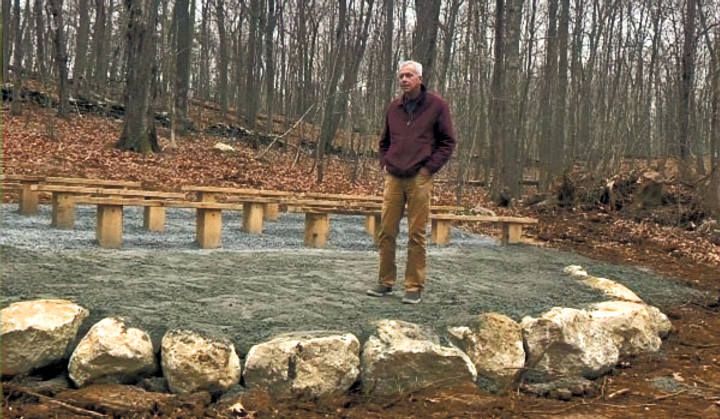 Outdoor Classroom near completion with K