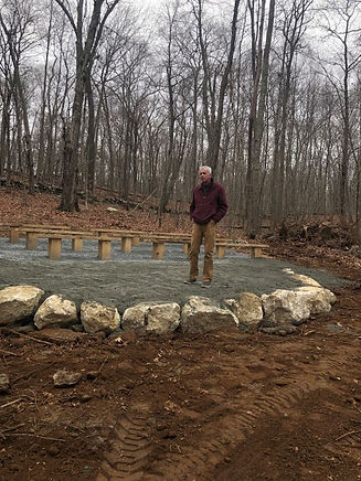 Outdoor Classroom near completion with Kevin Byrne.jpg